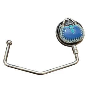 SPRING STREET DESIGN BLUE HANDBAG PURSE HANDBAG HOLDER
